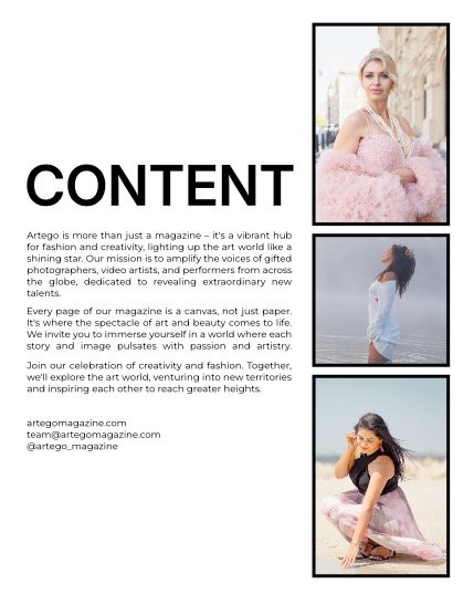 ARTEGO MAGAZINE - PORTRAIT AUGUST ISSUE 1026, page 2