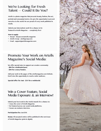 ARTELLS MAGAZINE - PORTRAIT SEPTEMBER (Vol 3584), page 3