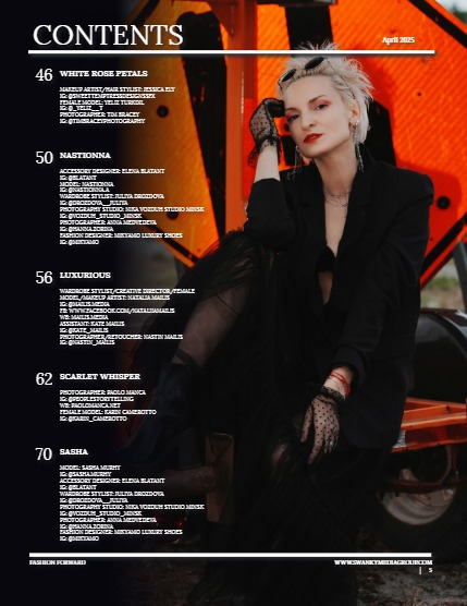 Swanky Magazine - April 2025: The Fashion Forward Edition, page 5