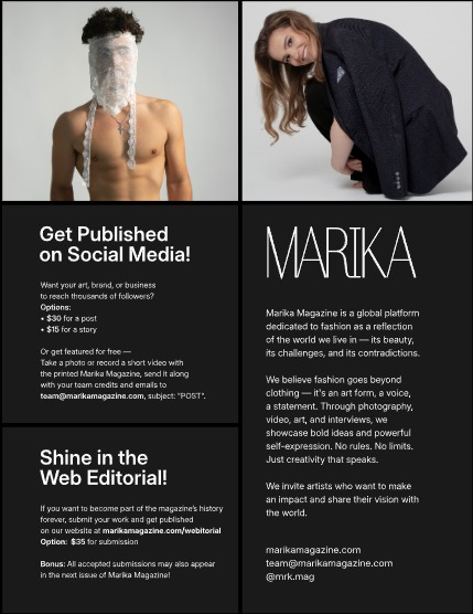 MARIKA MAGAZINE PORTRAIT  (ISSUE 5983 - OCTOBER), page 2