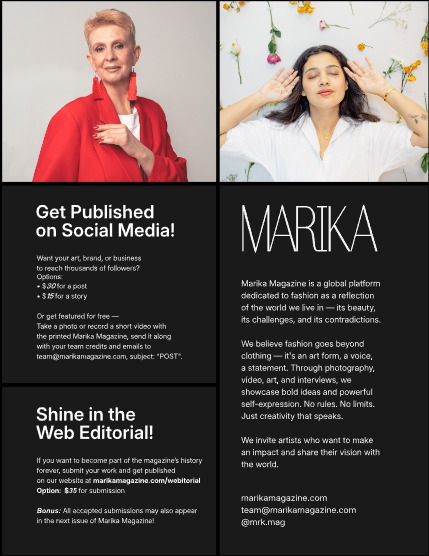 MARIKA MAGAZINE PORTRAIT (ISSUE 6051 - NOVEMBER), page 2