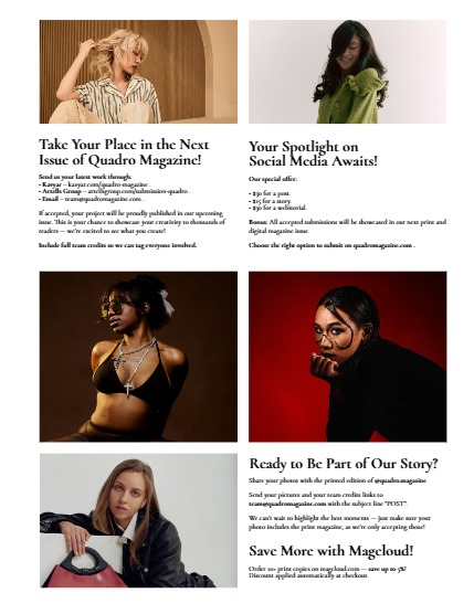 QUADRO MAGAZINE - FASHION & GLAMOUR AUGUST (Vol 1244), page 3