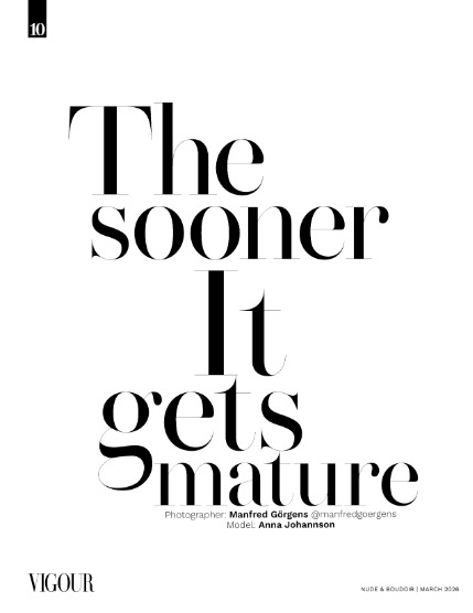 VIGOUR MAGAZINE The Nude & Boudoir | March 2026 | Issue 03, page 10