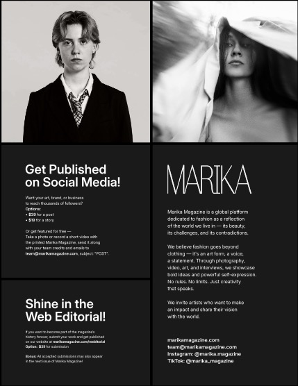 MARIKA MAGAZINE PORTRAIT (ISSUE 6388 - AUGUST), page 2