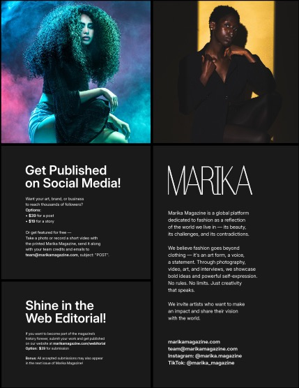 MARIKA MAGAZINE FASHION & GLAMOUR (ISSUE 6375 - AUGUST), page 2