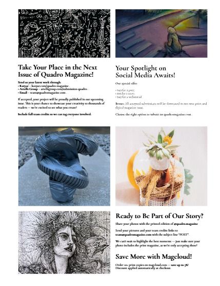 Квадро, журнал. Изобразительное искусство и ИИ, сентябрь, выпуск 1721 (QUADRO MAGAZINE - FINEART & AI SEPTEMBER (Vol 1721)), page 3