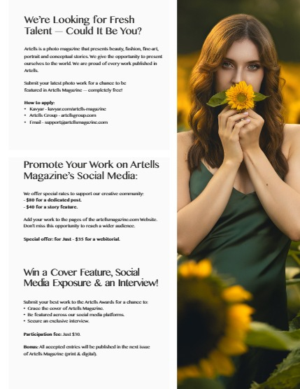 ARTELLS MAGAZINE - PORTRAIT OCTOBER (Vol 3654), page 3