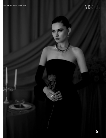 VIGOUR MAGAZINE The Black And White | April 2026 | Issue 01, page 5