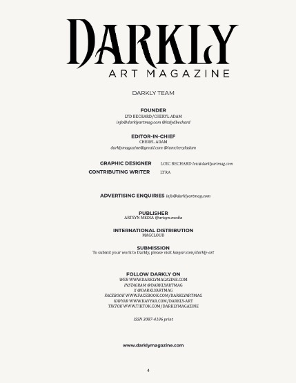 Darkly Issue 691 September 2026, page 4