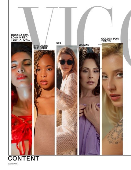 VIGOUR MAGAZINE Fashion & Beauty | July 2025 | Issue 14, page 2