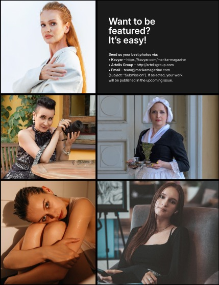 MARIKA MAGAZINE PORTRAIT (ISSUE 5873 - AUGUST), page 3