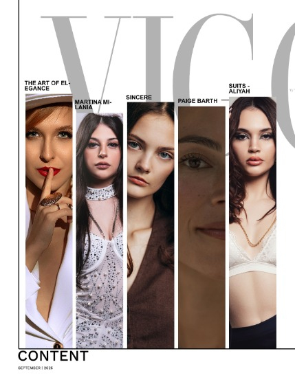 VIGOUR MAGAZINE Fashion & Beauty | September 2025 | Issue 17, page 2