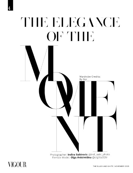 VIGOUR MAGAZINE The Black And White | October 2025 | Issue 01, page 4