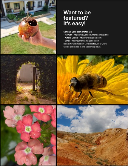 MARIKA MAGAZINE NATURE & TRAVELS (ISSUE 5831 - AUGUST), page 3