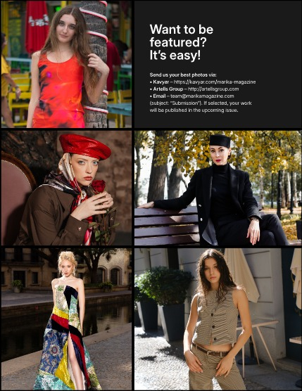 MARIKA MAGAZINE FASHION & GLAMOUR (ISSUE 6087 - December), page 3