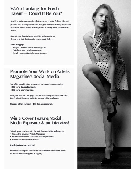 ARTELLS MAGAZINE - PORTRAIT JANUARY (Vol 3825), page 3