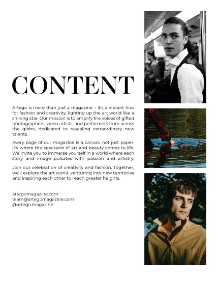 ARTEGO MAGAZINE - MEN SEPTEMBER ISSUE 505, page 2