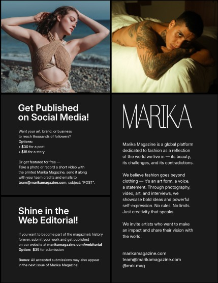 MARIKA MAGAZINE SENSE. VIEW. STYLE (ISSUE 5824 - AUGUST), page 2