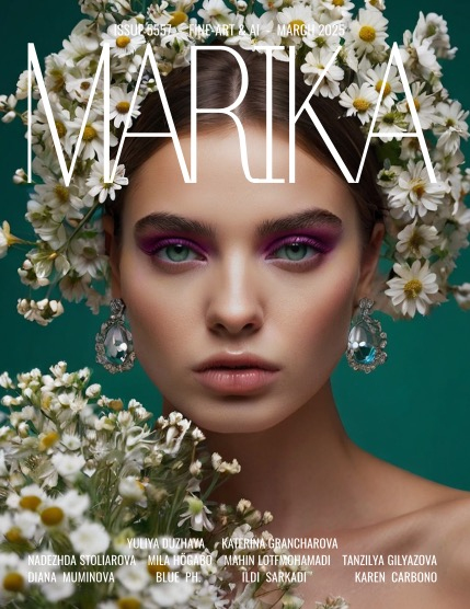 MARIKA MAGAZINE FINE-ARIT & AI (ISSUE 5557 - MARCH), page 1