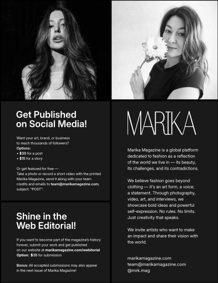 MARIKA MAGAZINE PORTRAIT (ISSUE 5750 - JUNE), page 2