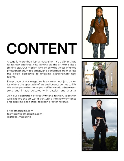 ARTEGO MAGAZINE - FASHION & GLAMOUR AUGUST ISSUE 1015, page 2