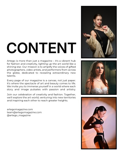 ARTEGO MAGAZINE - FASHION & GLAMOUR JUNE ISSUE 903, page 2