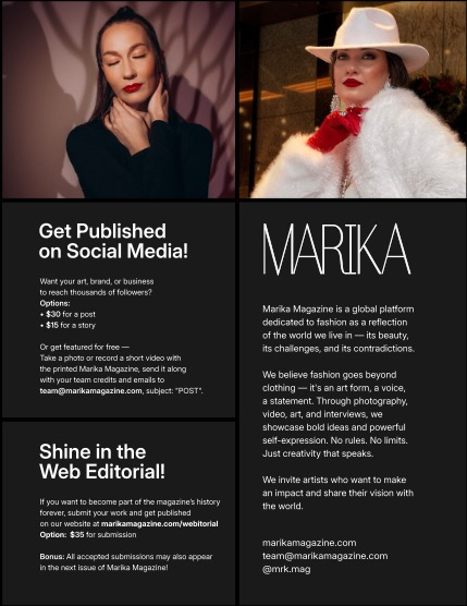 MARIKA MAGAZINE PORTRAIT (ISSUE 6214 - MARCH), page 2