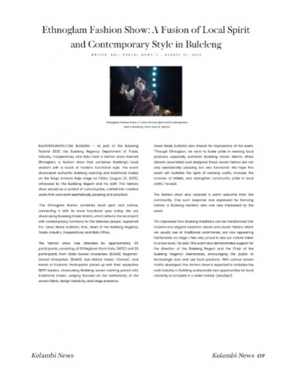 Kelambi Magazine Fashion & Potrait 24th August 2025, page 9