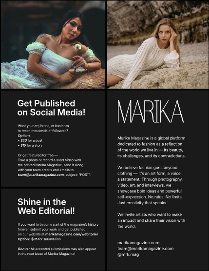 MARIKA MAGAZINE PORTRAIT (ISSUE 5974 - OCTOBER), page 2