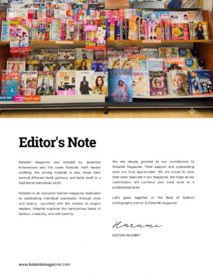 Kelambi Magazine Fashion Glamour October Edition Vol 117, page 4