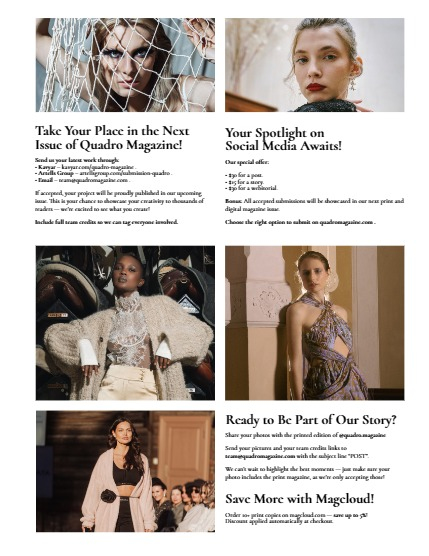 QUADRO MAGAZINE - FASHION & GLAMOUR NOVEMBER (Vol 1346), page 3