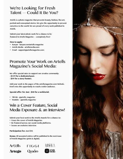 ARTELLS MAGAZINE - PORTRAIT AUGUST (Vol 4233), page 3