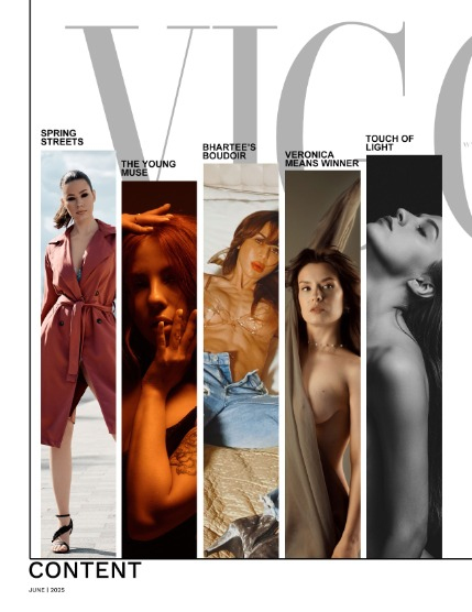 VIGOUR MAGAZINE Nude & Boudoir | June 2025 | Issue 01, page 2