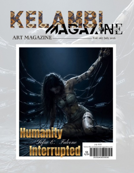 Kelambi Magazine Fine Art Special Interview Sofia E. Falcone July Edition Vol 067, page 1