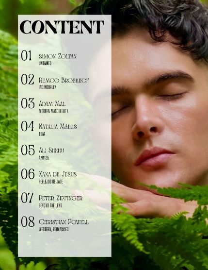 Антеймд, журнал. Мужской выпуск, июль 2026, выпуск 442 (UNTAMED MEN (Vol. 442 July 2026)), page 2