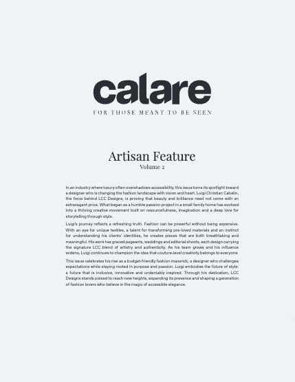 CALARE Artisan Feature 002, page 2