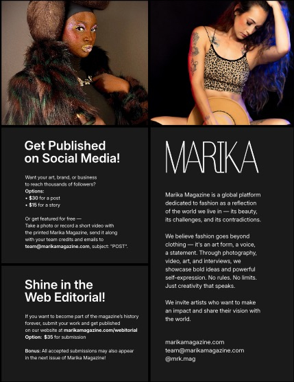 MARIKA MAGAZINE PORTRAIT (ISSUE 5873 - AUGUST), page 2