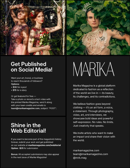 MARIKA MAGAZINE FASHION & GLAMOUR (ISSUE 5956 - OCTOBER), page 2