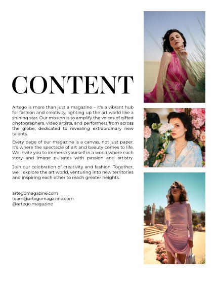 ARTEGO MAGAZINE - FASHION & GLAMOUR AUGUST ISSUE 472, page 2