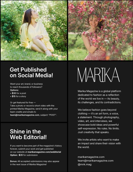 MARIKA MAGAZINE PORTRAIT (ISSUE 5754 - JUNE), page 2