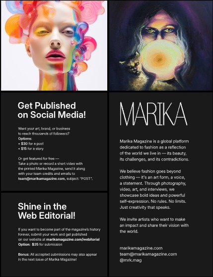 MARIKA MAGAZINE FINE-ART & AI (ISSUE 6073 - DECEMBER), page 2