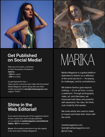 MARIKA MAGAZINE PORTRAIT (ISSUE 5809 - JULY), page 2
