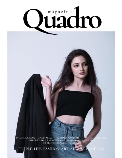 QUADRO MAGAZINE - PEOPLE. LIFE. FASHION. ART. AUGUST (Vol 1235), page 1