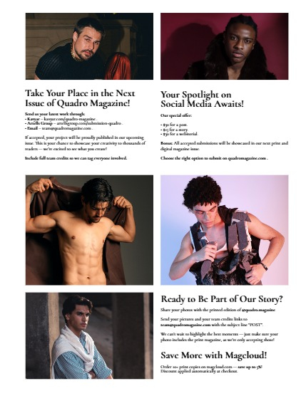 QUADRO MAGAZINE - MEN JULY (Vol 1176), page 3