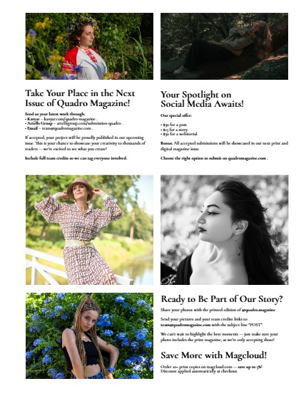 QUADRO MAGAZINE - PORTRAIT AUGUST (Vol 1264), page 3