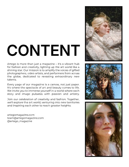 ARTEGO MAGAZINE - PORTRAIT OCTOBER ISSUE 1101, page 2