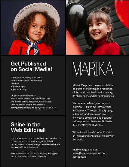 MARIKA MAGAZINE TEEN & KIDS (ISSUE 6029 - NOVEMBER), page 2