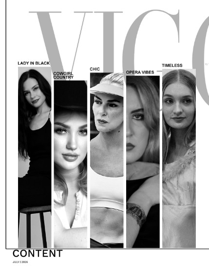 VIGOUR MAGAZINE The Black And White | July 2026 | Issue 01, page 2